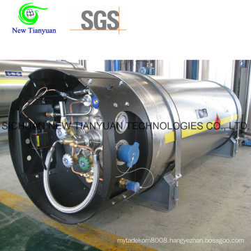 Heat Insulated Cryogenic Stainless Steel LNG Cylinder